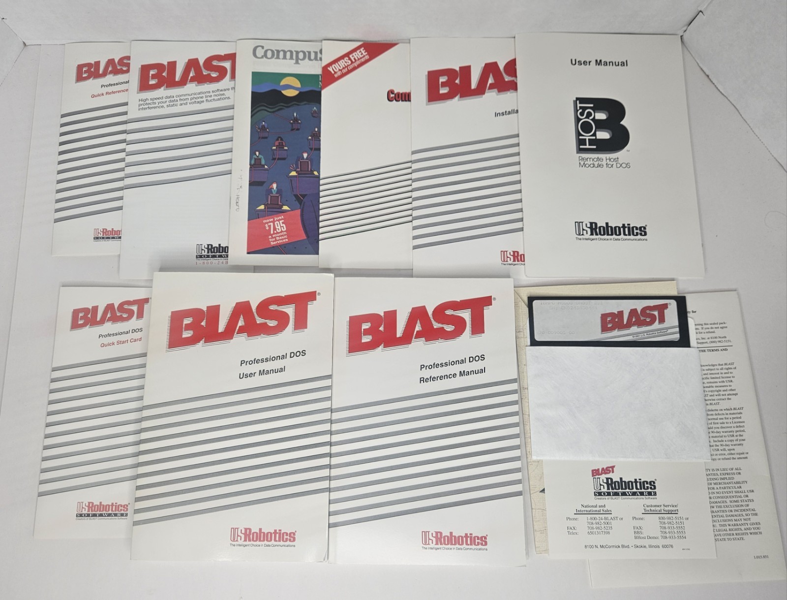 Blast Communications Software Professional DOS Vintage