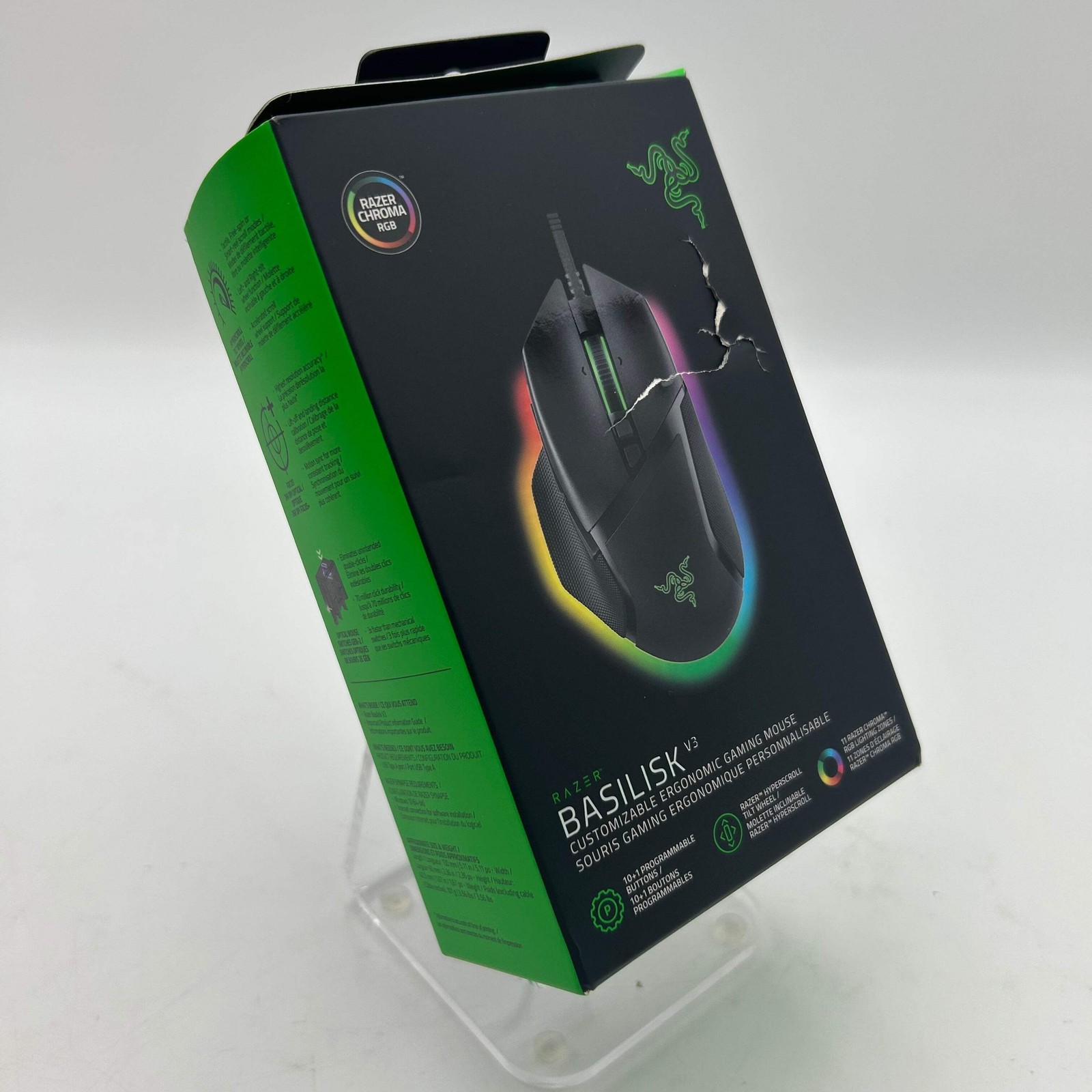Razer Basilisk V3 Ergonomic Wired Gaming Mouse - New Open Box