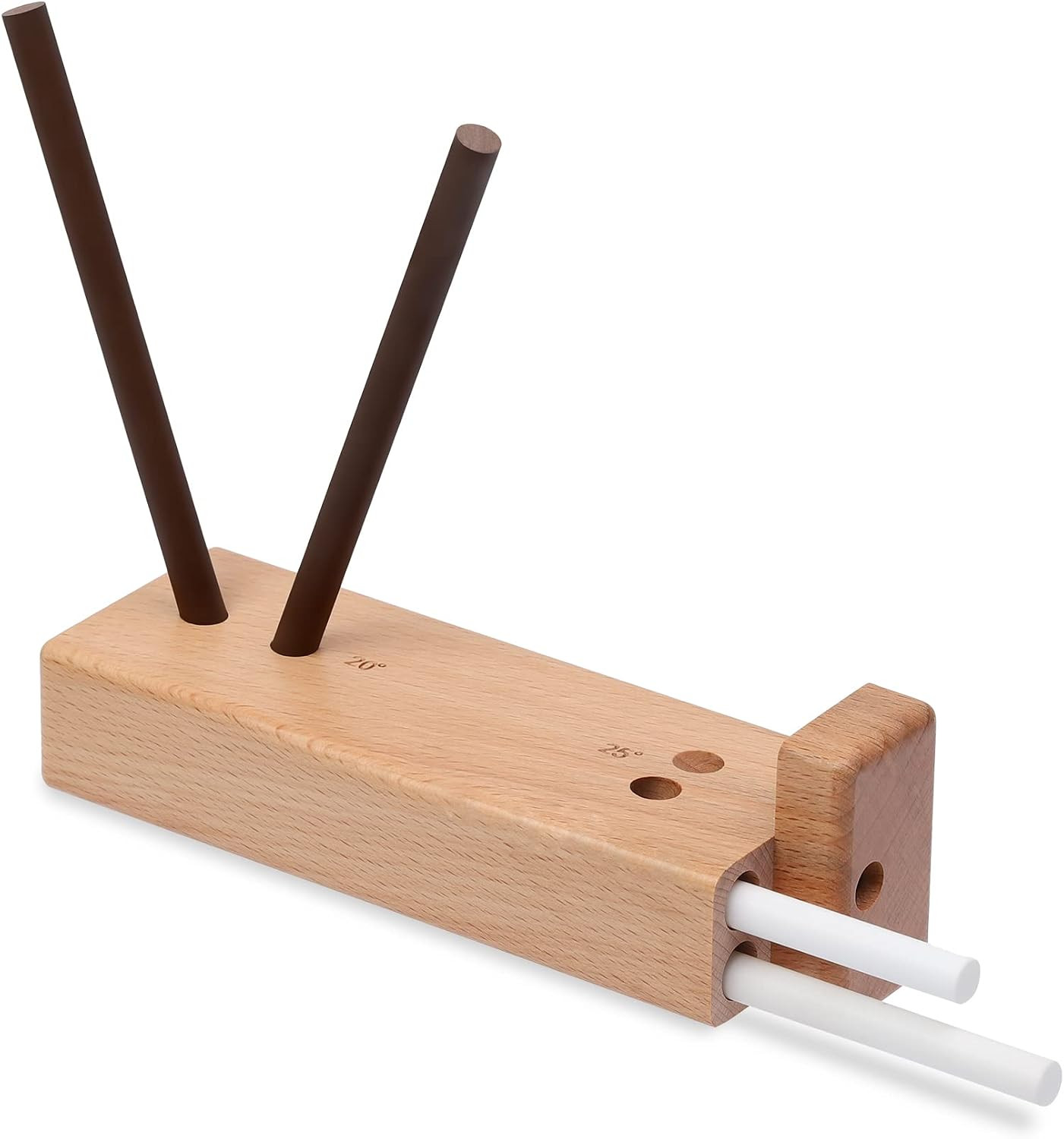 4-Rod Turn Box, Ceramic Sharpener Rod from Kitchen Sharpening Tool, Portable Man