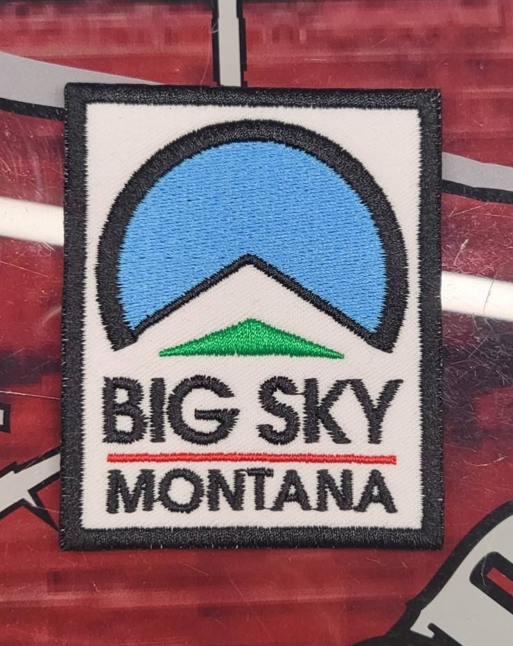 EMBROIDERED BIG SKY MONTANA PATCH (Made To Order)