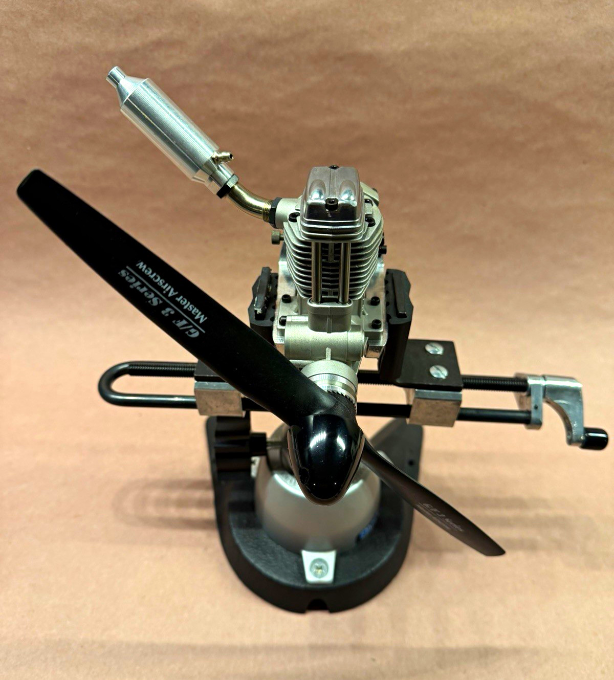 O.S. Surpass 48 4-Stroke RC Aircraft Engine w/Muffler/Mount/Spinner/GF 3 Prop