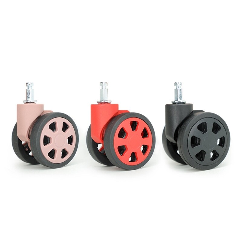 Convenient & Reliable Luggage Wheel 360 Degree Rotating Plastic Durable