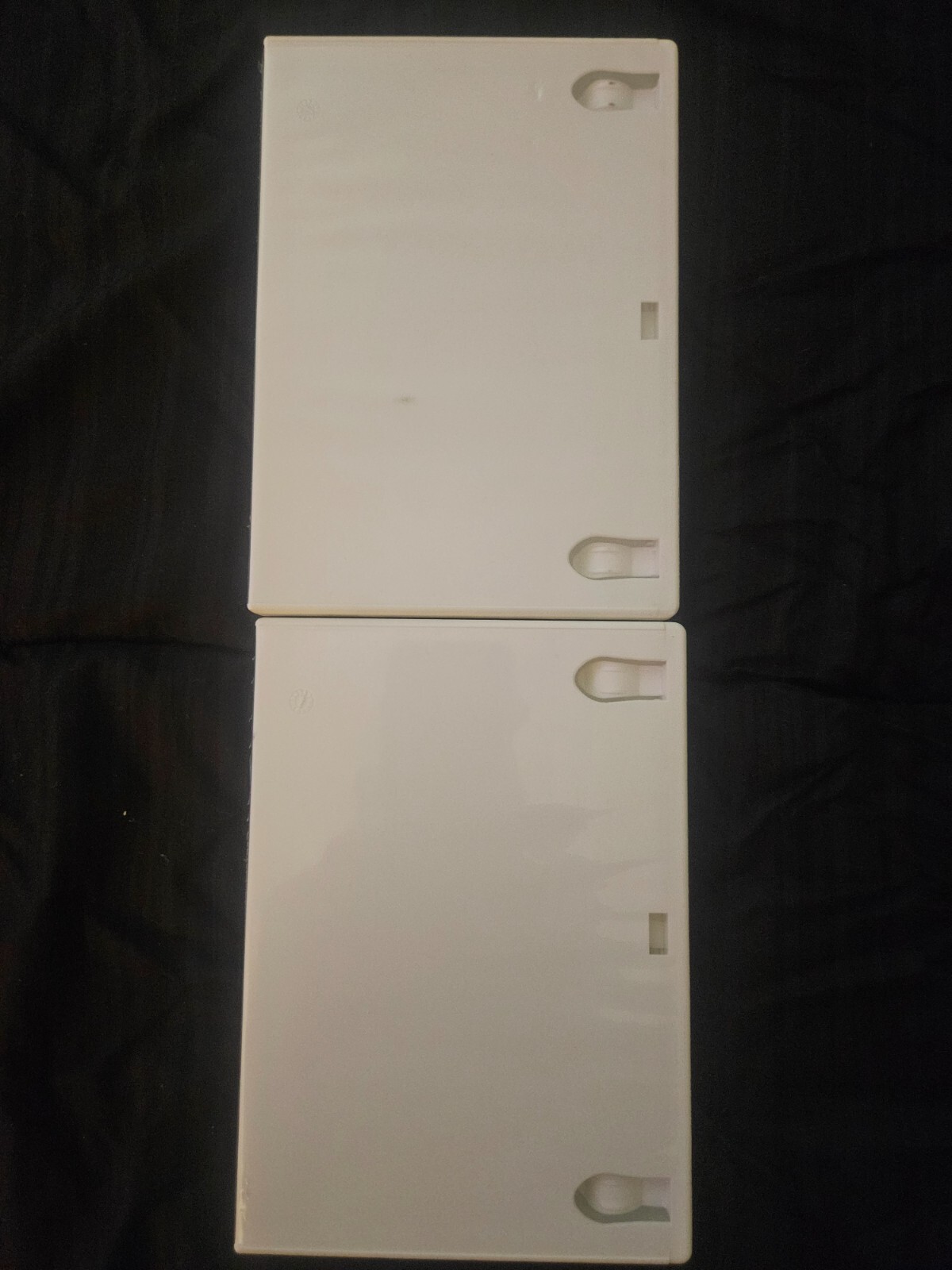 (BUNDLE OF 2) Nintendo Wii OEM Original Authentic Replacement White Game Case