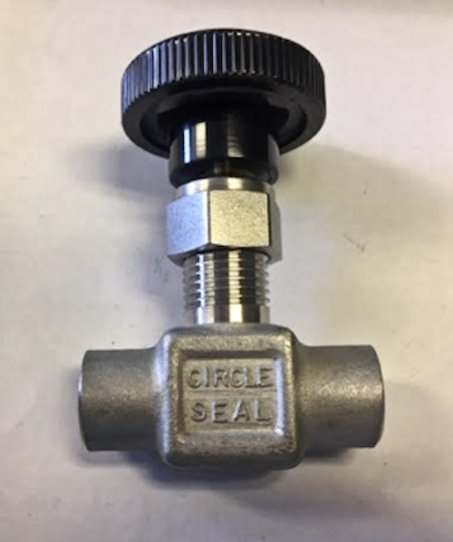 1/4 FNPT 316ss Shut Off Needle Valve (6000 Psi) Circle Seal M92TI-2PP