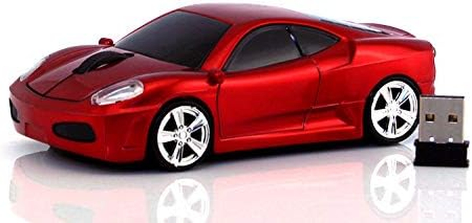 Sleep Sport Car Shaped Wireless Computer Mouse Ergonomic Gaming Optical Mouse US