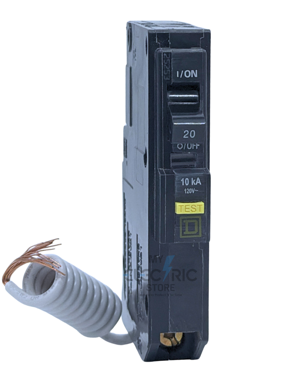 SQUARE D -QO120GFI -20AMP- GFCI -CIRCUIT BREAKER- 1-POLE -120V- PLUG-IN- UL- NEW