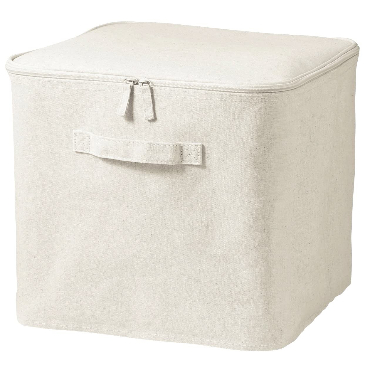 MUJI Soft box L size Width 35 x Depth 35 x Height 32 cm Polyester linen Lid type
