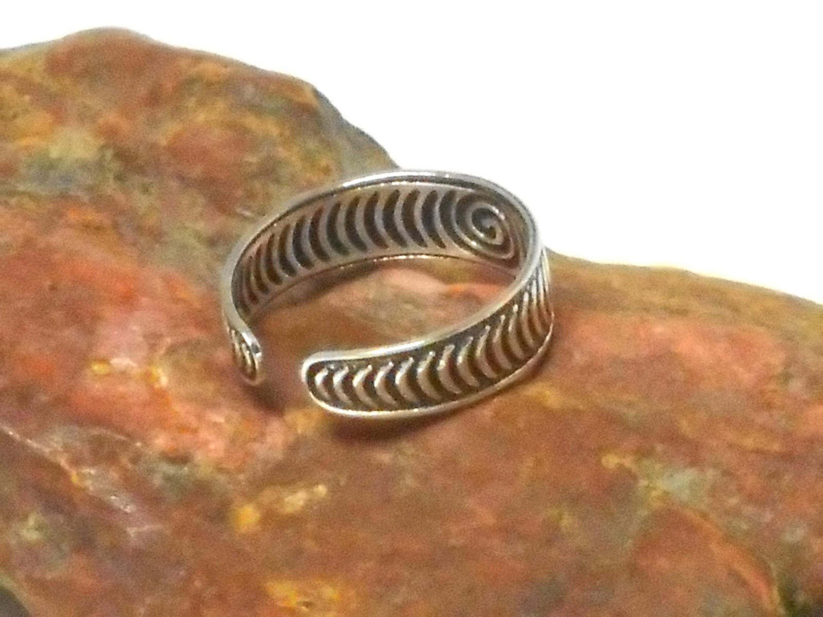 Adjustable TOE RING Sterling Silver 925 - Gift Boxed!