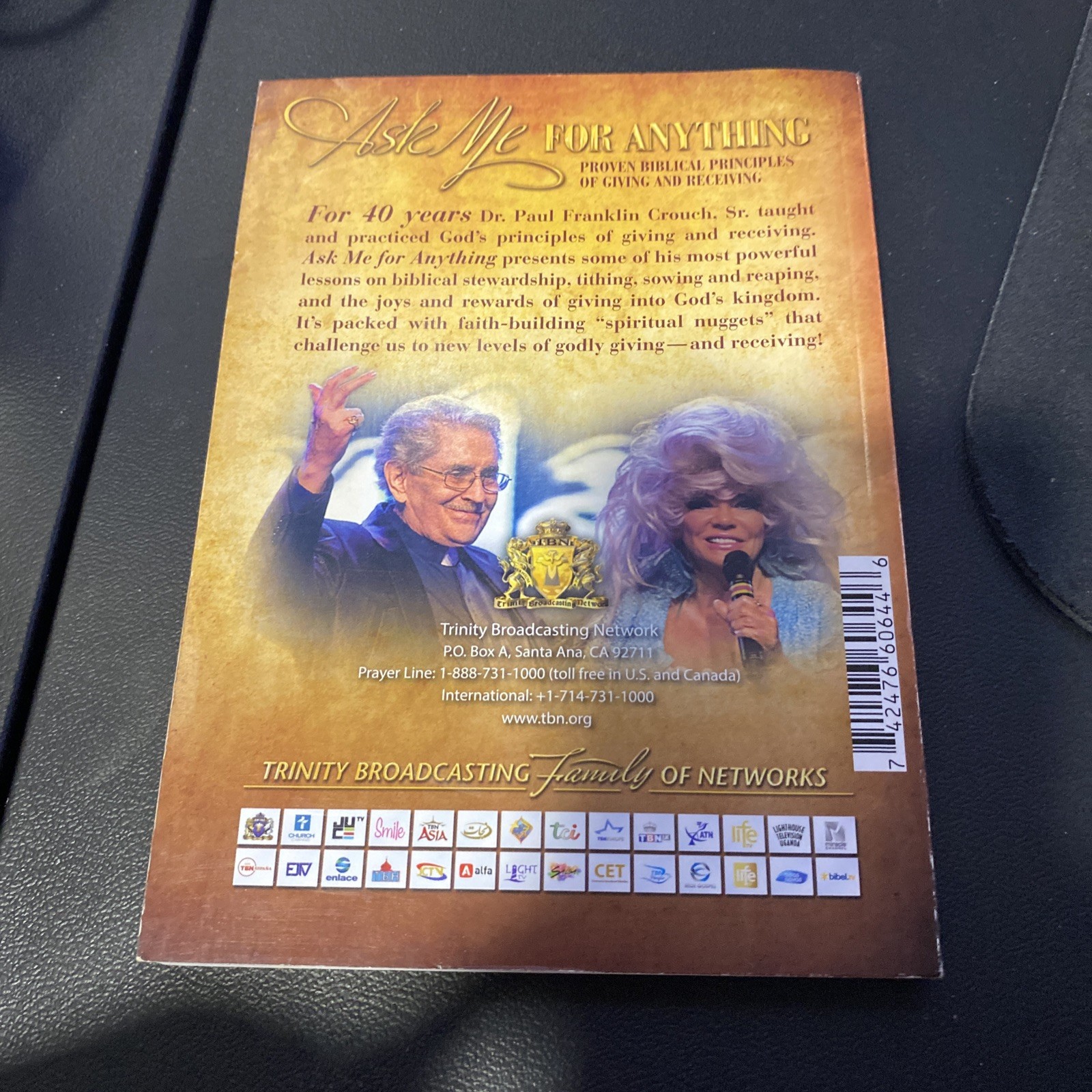 Paul Crouch TBN Ask Me For Anything Book Proven Biblical Very Good