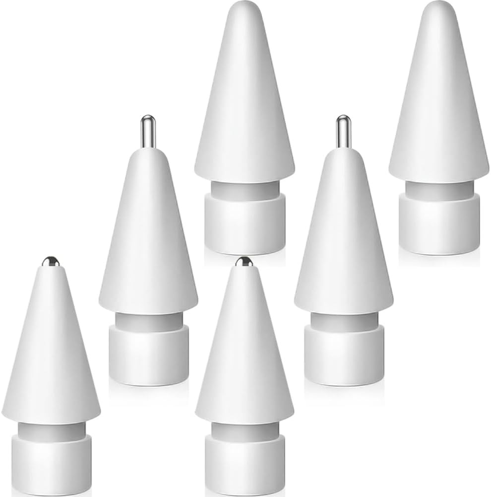 Upgraded Replacement Tips for Apple Pencil, Metal Tips Set Precise Control fo...