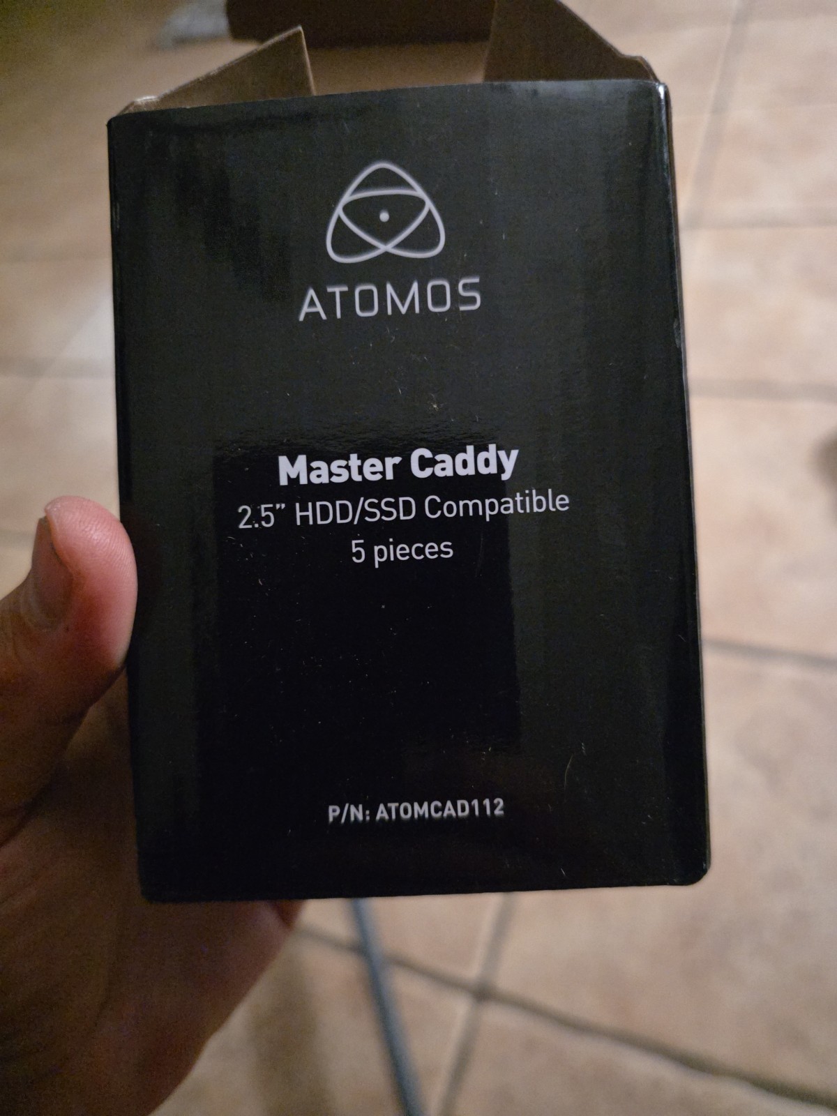 5 - Atomos Master Caddy Single Packs | HDD SSD Compatible 2.5"