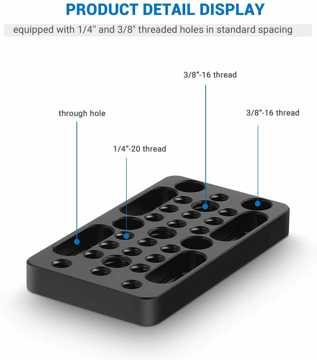 SmallRig Video Switching Cheese Plate Camera Easy Plate for Railblocks 1598