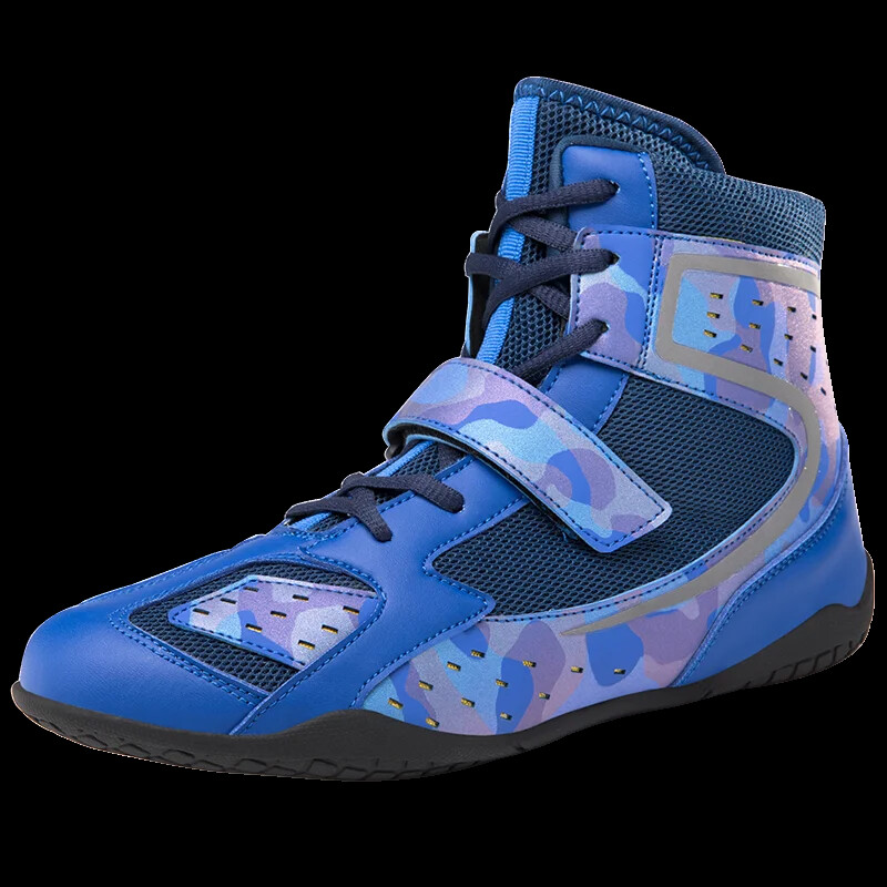 Men's Breathable Wrestling Shoes Anti Slip Fitness Professional Boxing Sneakers