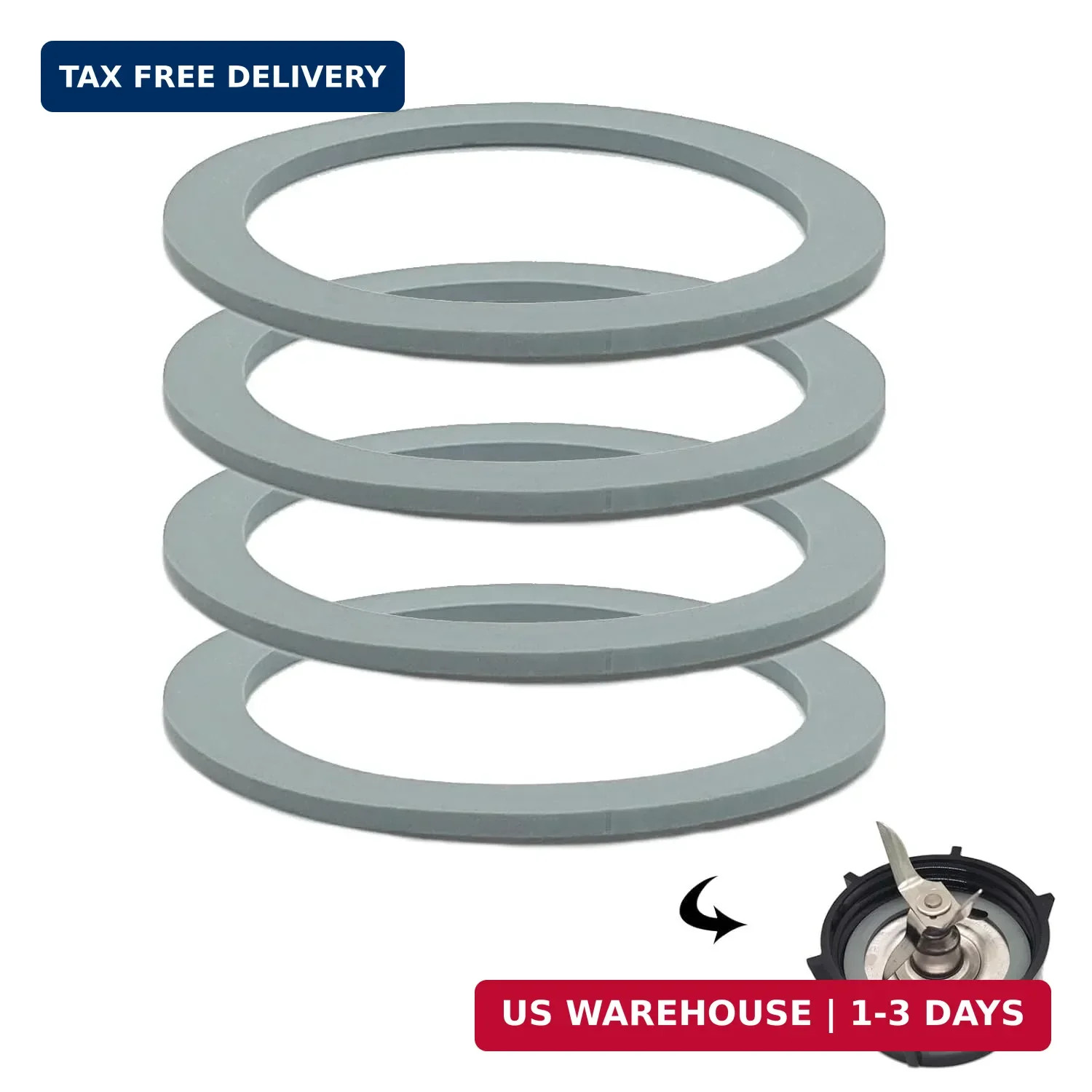 Blender Gasket Replacement Parts, Rubber Ring Seal Rings Blender Accessories for