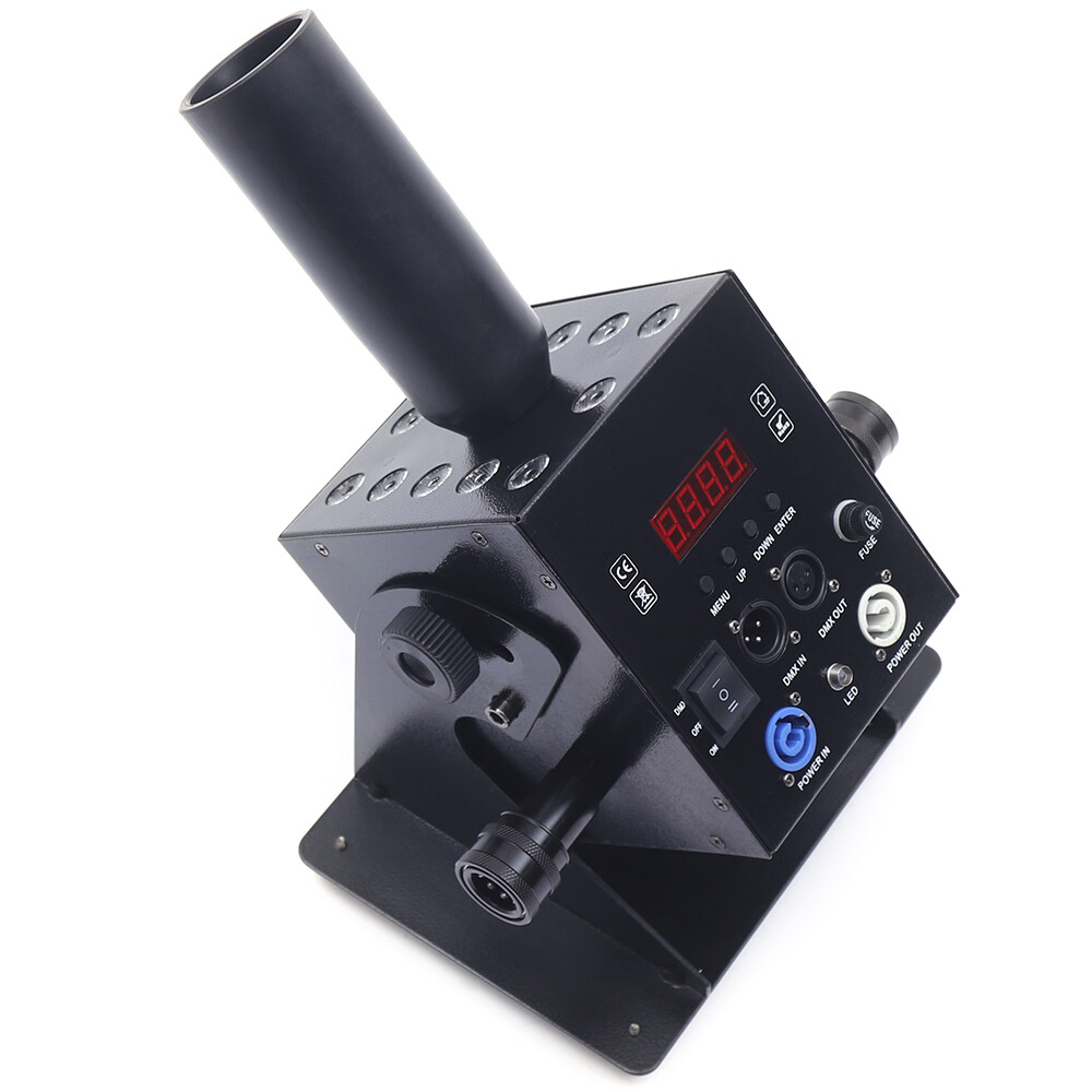 2 Pack LED CO2 Jet Smoke Machine & 6m Hose CO2 Cannon DMX Blaster DJ Disco Stag