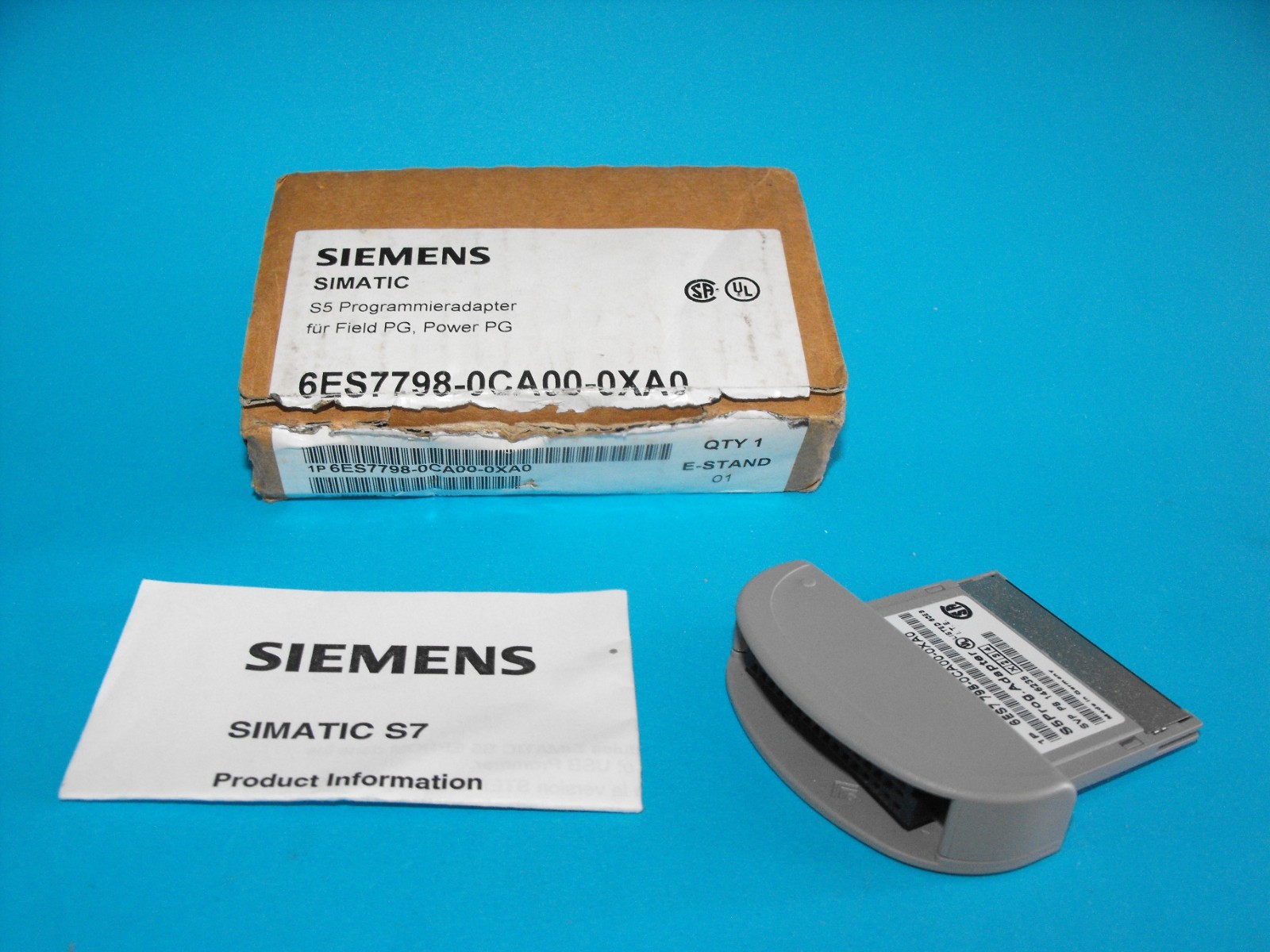 Siemens 6ES7798-0CA00-0XA0.Simatic S5 Programming Adapter.NEW