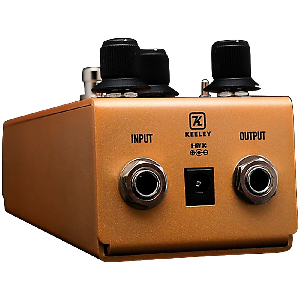 Keeley Manis Overdrive Effects Pedal Black Gold