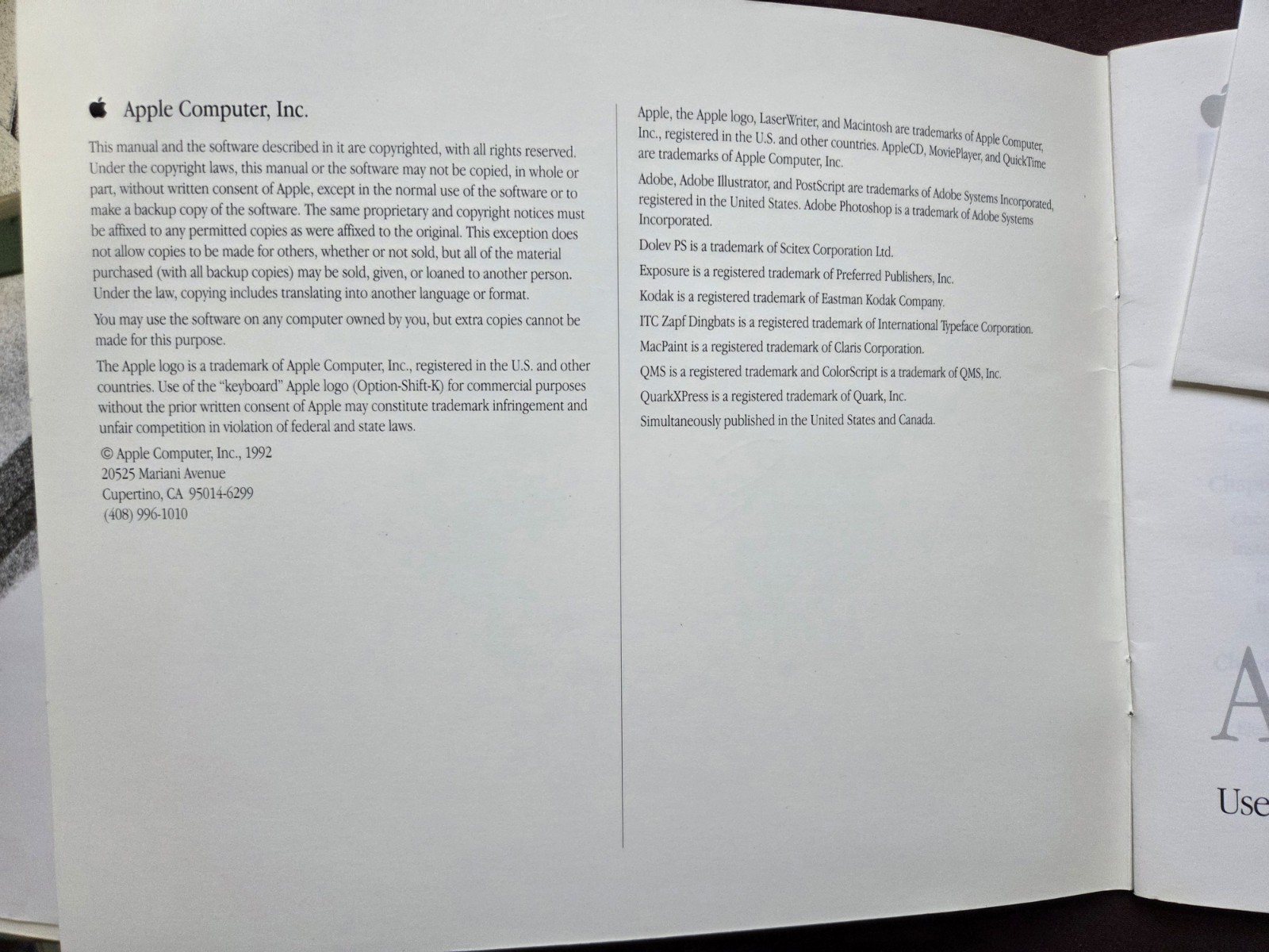 AppleCD300i User's Guide