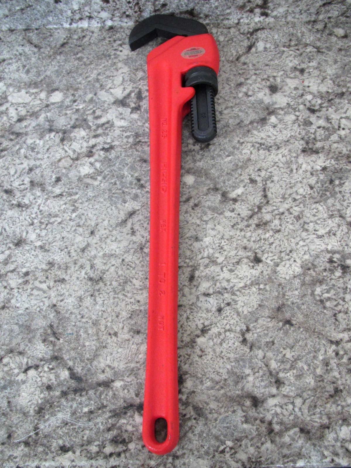 New RIDGID 31280 / No 25 / 1-2" Capacity Straight Hex Nut Wrench Free Shipping