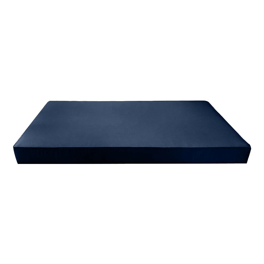 |COVER ONLY| Style 1 Twin Piped Trim Daybed Mattress Bolster Pillow Covers AD101