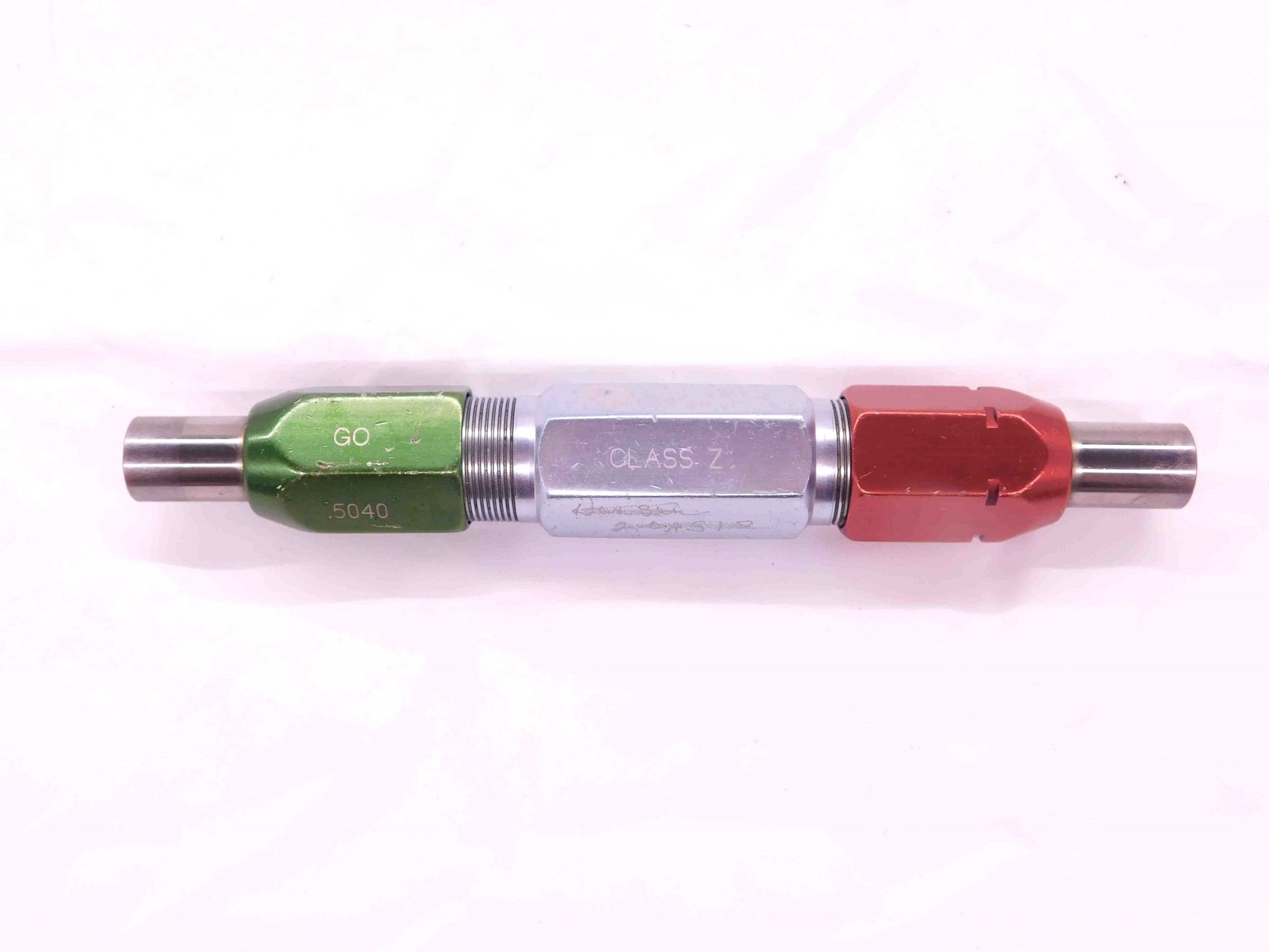 .5040 & .5060 CL Z PIN PLUG GAGE GO NO GO .5000 +.0040 1/2 13 mm .504 .506 CHECK