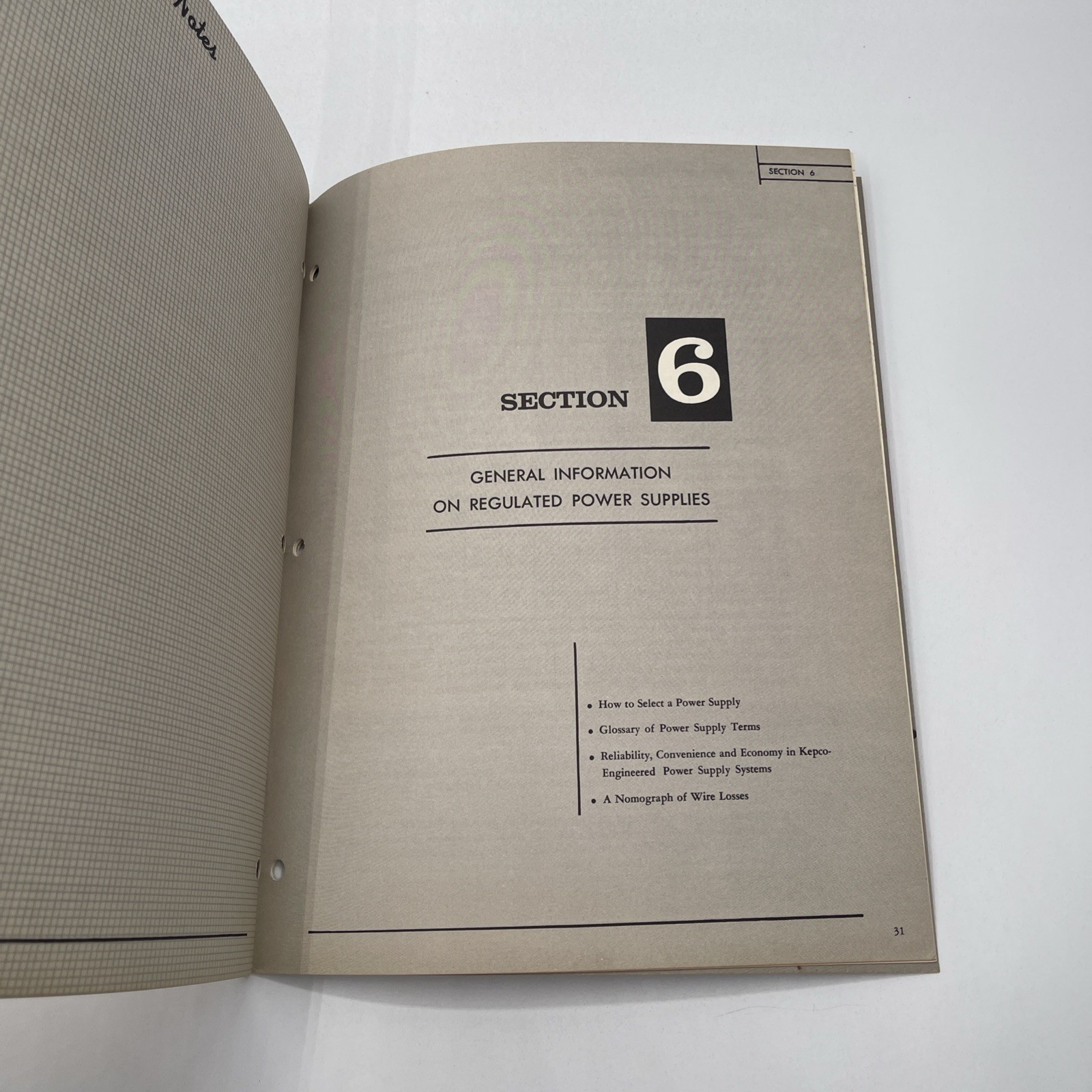 Kepco Notes Systems Applications Regulated Power Supplies Catalog 1962