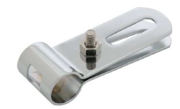Mirror Clamp Bracket for 3/4" O.D Tube Chrome 3-3/4" Long 3/8" Slot GG#33364BP