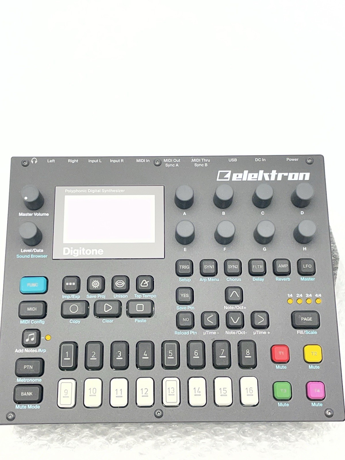 Elektron Digitone 8-voice Polyphonic Digital Synthesizer w/ Sequencer - MINT