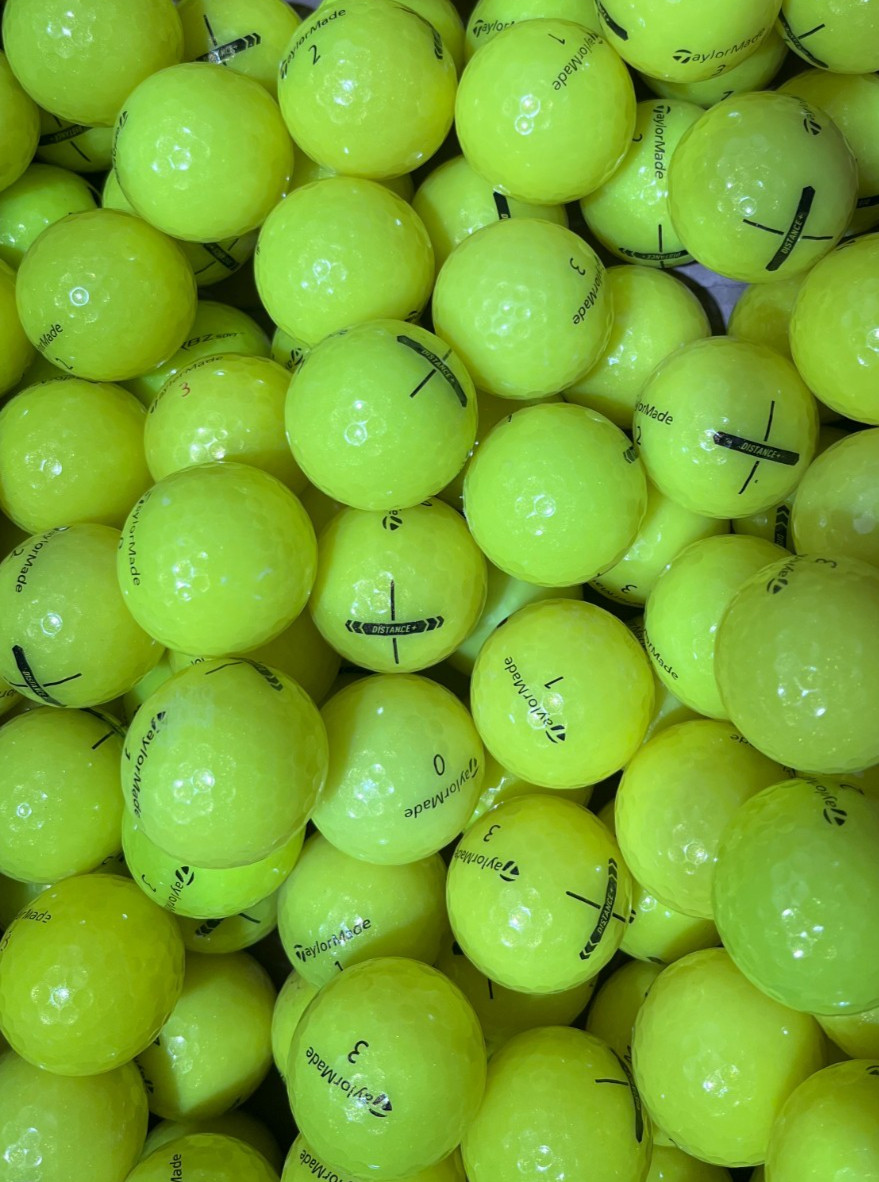 TaylorMade Mix Yellow AAAA Near Mint 36 Used Golf Balls 4A