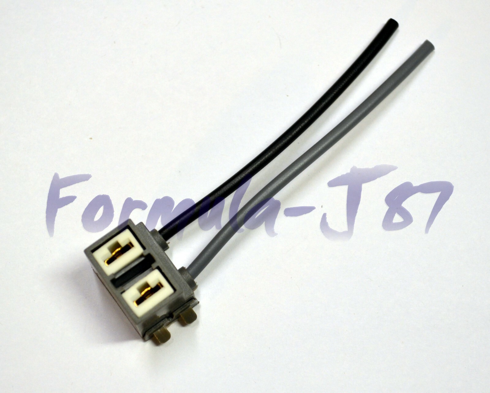 Wire Pigtail Female Ceramic A H7 Two Harness Head Light Low Beam Socket Plug Fit