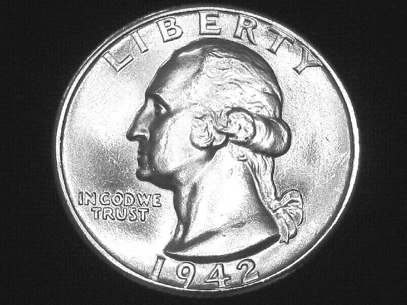 1942-D Washington Quarter --- Gem Uncirculated
