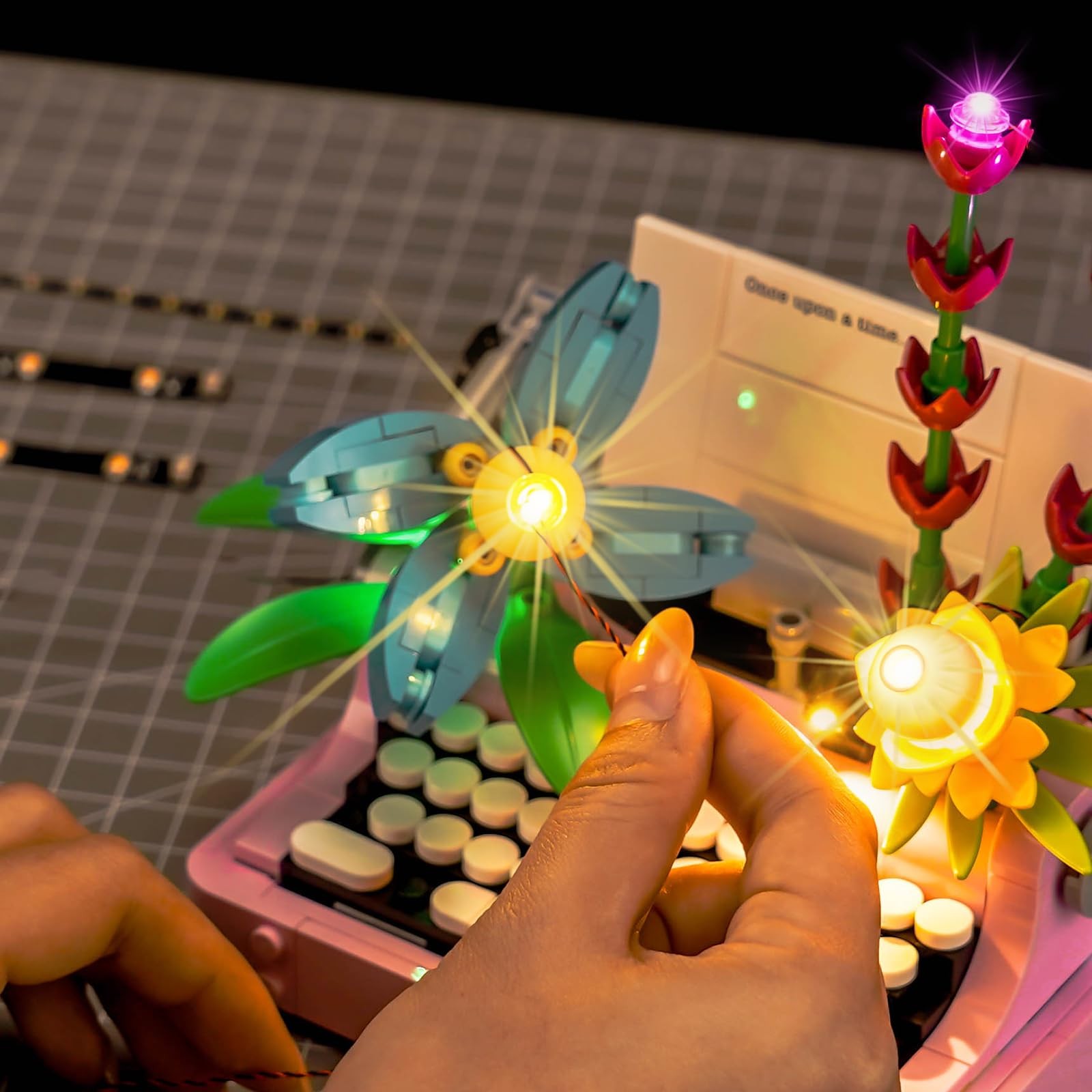 Brickshining LED Lighting Compatible with Lego 31169 Typewriter with Flowers -