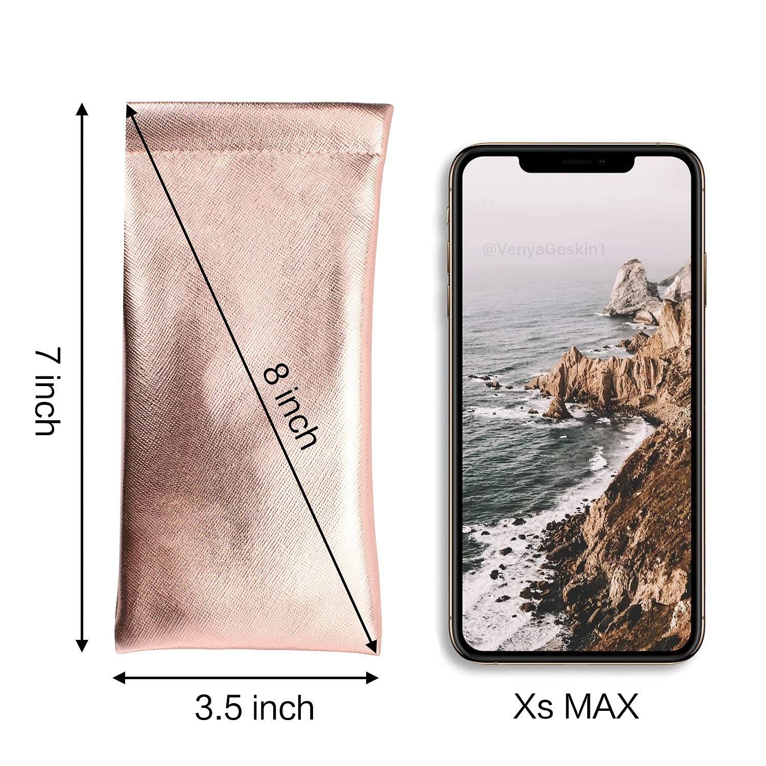Hard Shell Sunglasses Case, Large Linen Fabric Protective Glasses Case for Me...