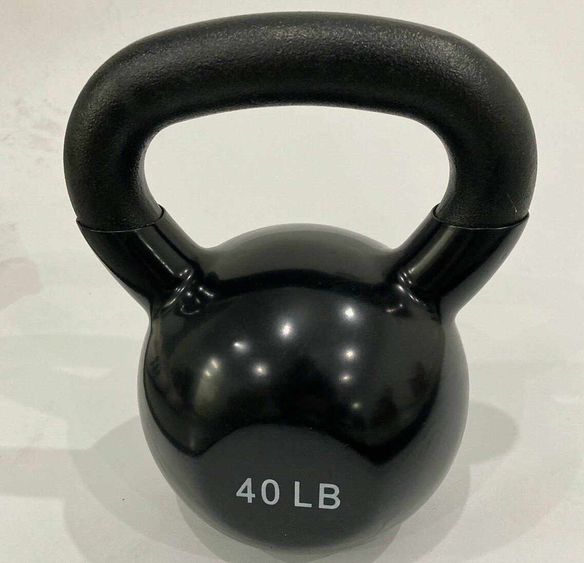 BRAND NEW 40LB VINYL DIPPED KETTLE BELL WEIGHT FOR COMMERCIAL GYM 100% IRON!