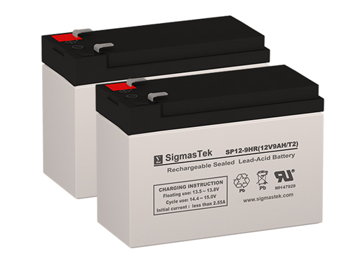 APC Back-UPS Pro 1000VA BX1000G UPS Replacement Battery Pack of 2 - 12V 9Ah SLA