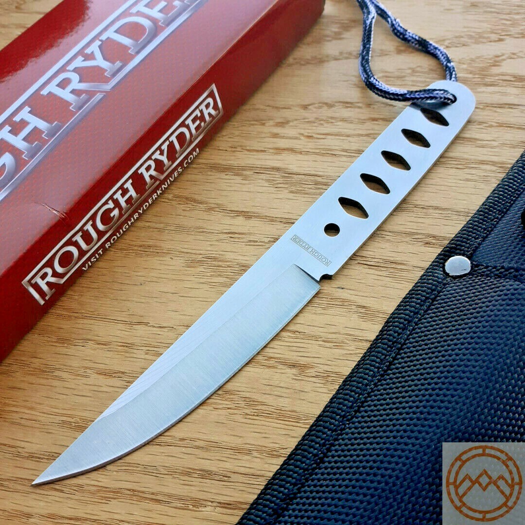 Rough Ryder Fixed Knife 3.75" Satin Finish Stainless One-Piece Construction