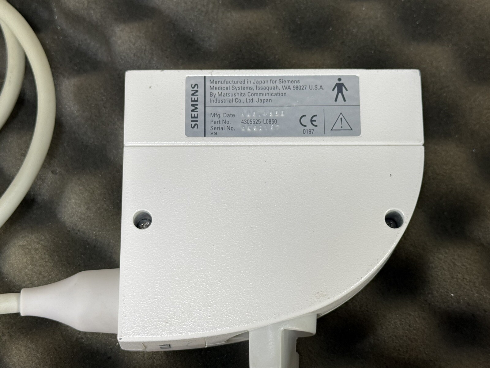 Siemens 10.0L25 Linear Array Ultrasound Probe for Sonoline Versa Pro