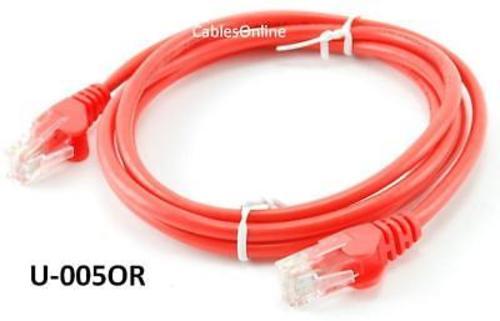 Intellinet 5ft CAT5E UTP Ethernet RJ45 Patch Cable OR