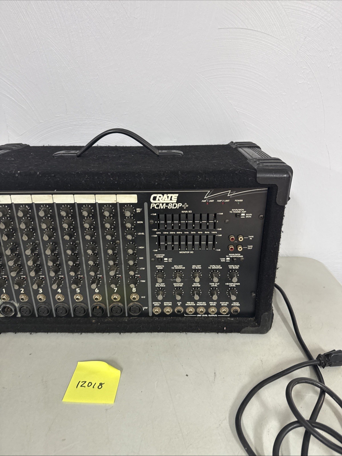 Crate PCM-8DP+ Powered PA Mixer 8-Channel Amplifier