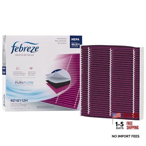 Odor Control Cabin Air Filter by PUREFLOW RZ18112H Fits 2016-2023 Toyota HEPA