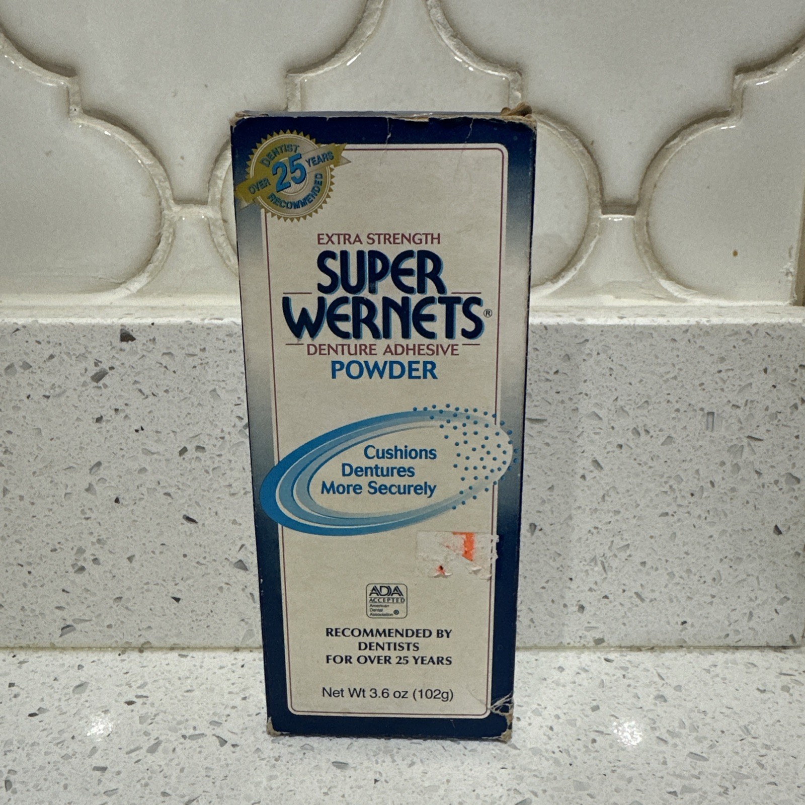 Super Wernet's Denture Adhesive Powder 3.6 oz