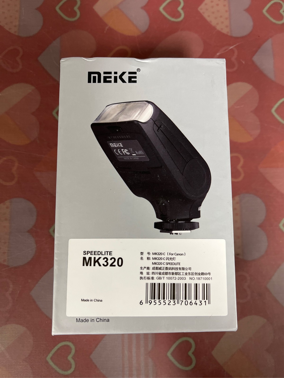 Canon Meike 320C (Attacco Del Flash, Canon), Flash, Nero