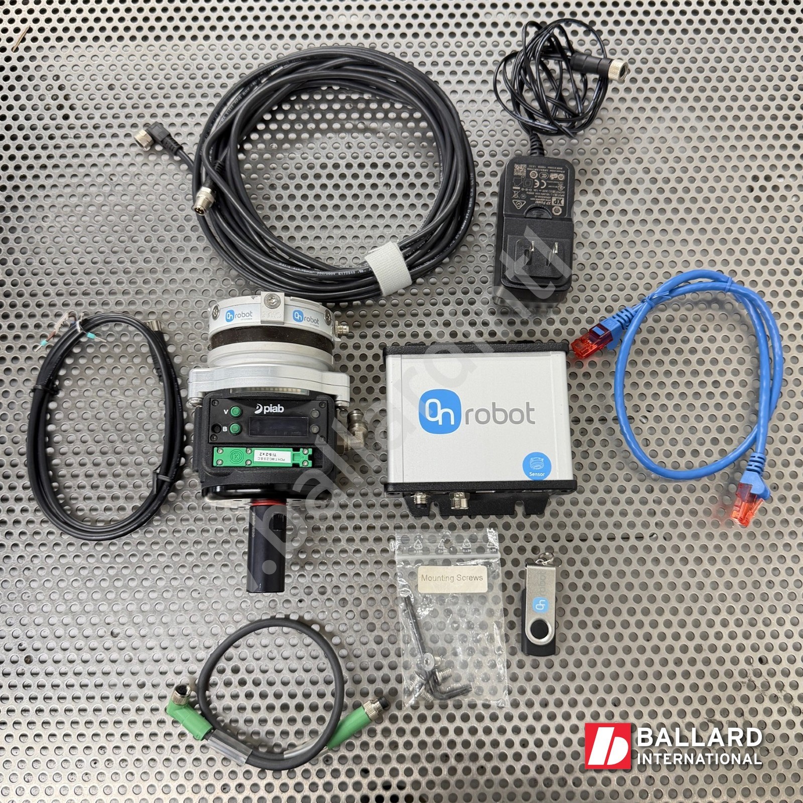PIAB piCOBOT & OnRobot KIT  w/ Vacuum Gripper Ejector Unit & F/T Sensor HEX-E