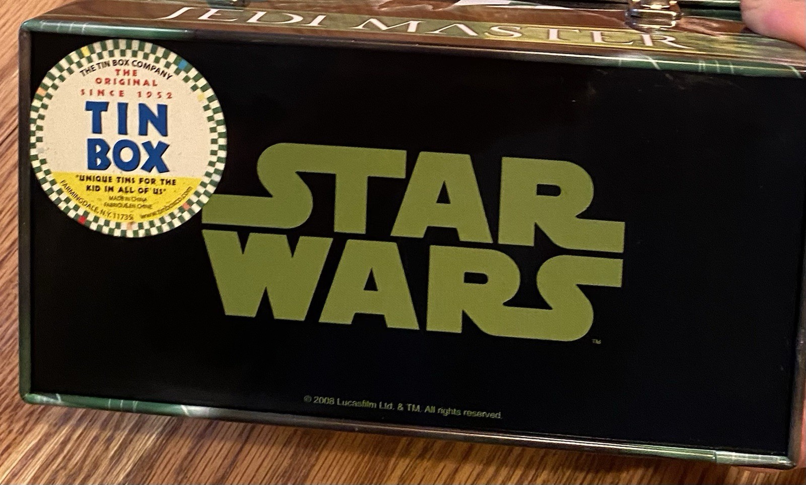 Star Wars Yoda Tin Lunch Box from 2008- Mint Condition