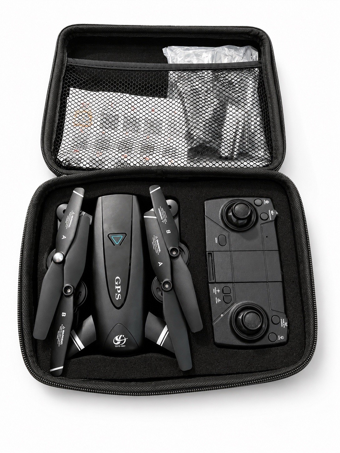 SKY SP165 GPS FPV Drone with 2K Camera Live Video for Beginners, Foldable