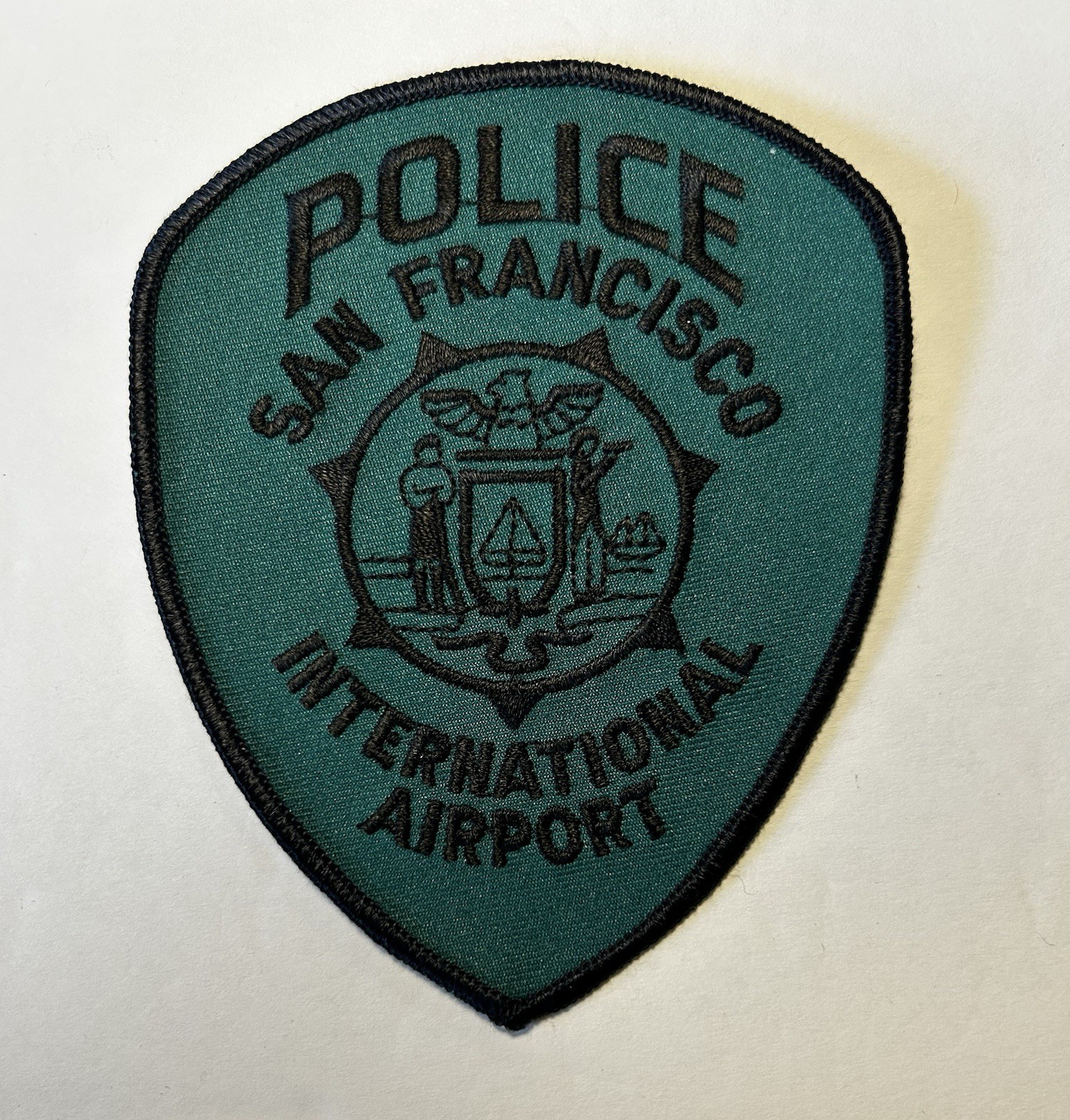 CALIFORNIA SFO SAN FRANCISCO AIRPORT POLICE DEPT PATCH SUBDUED SWAT #PDD34