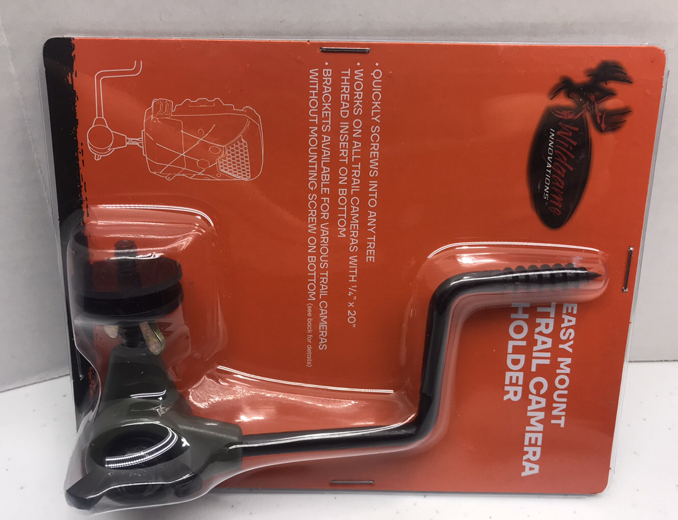 GSM Outdoors Screw-in Wild Game Trail Camera Holder WGI-ETCH-W Loc#EB66