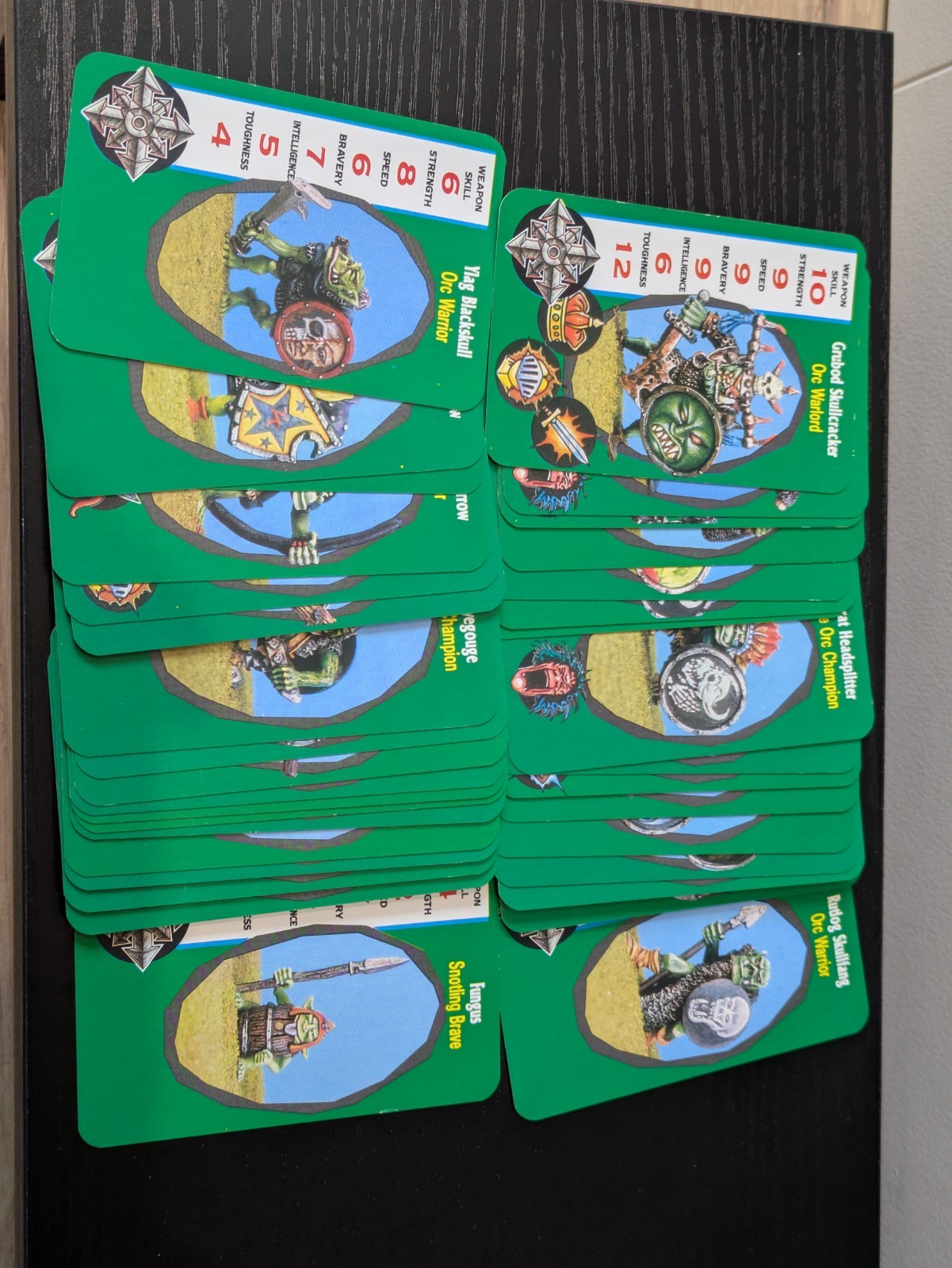 Goblinoids Citadel Combat Cards Warhammer Games Workshop Deck Complete Fantasy