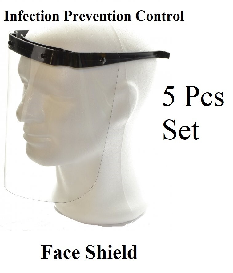 5 x IPC (Infection Prevention and Control) Face Shield PPE Class1 Medical device