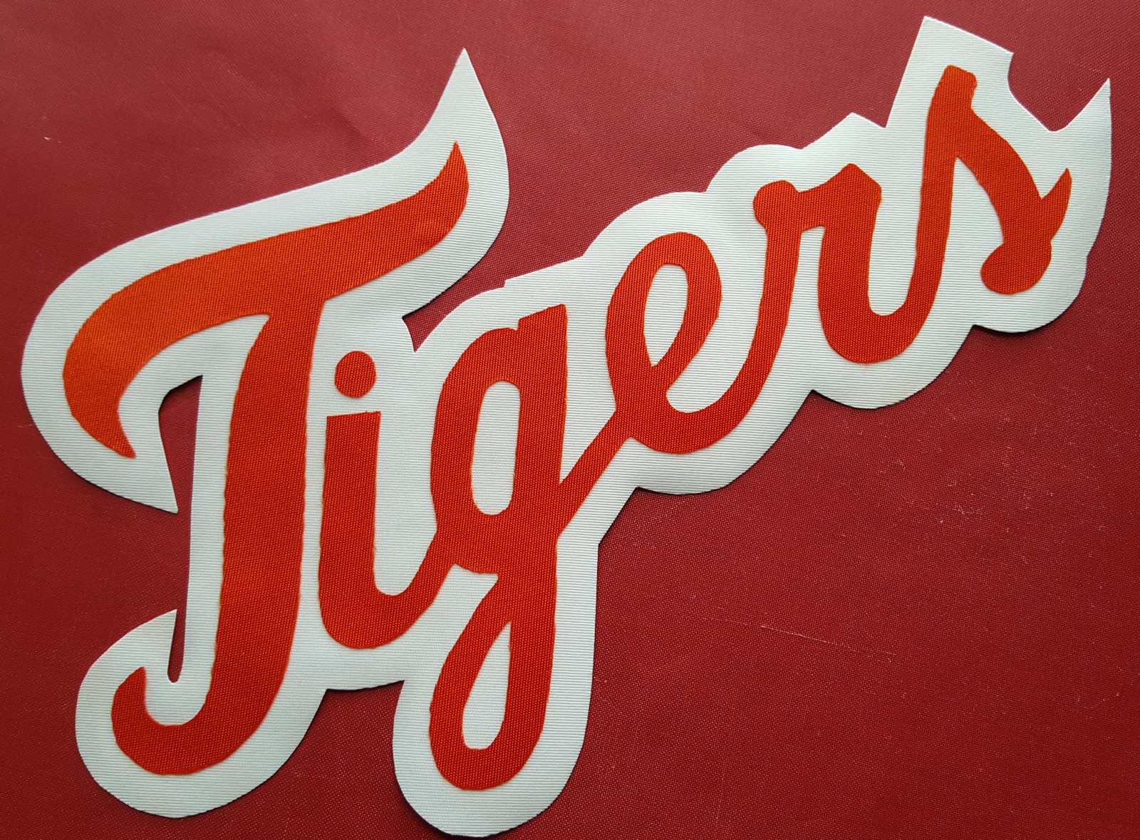 HUGE DETROIT TIGERS IRON-ON PATCH - 6" x 10.5"